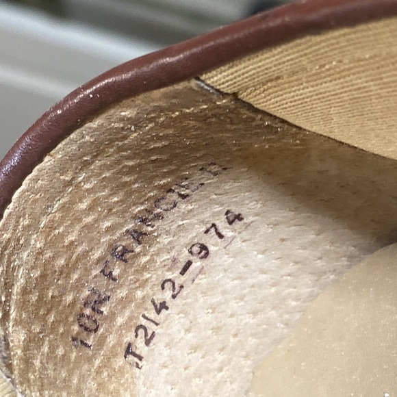 Trotters Francie Black and Brown Penny Loafers Size 10N Narrow - Picture 11 of 14